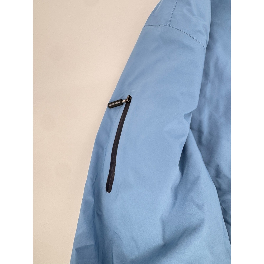 Peter Millar Element 4 Rain Wind Jacket Mens XXL Blue Waterproof Golf Coat - Picture 11 of 16